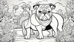 The Art of Coloring - Bulldog Coloring Book