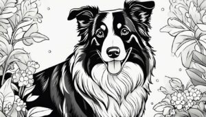 Collie Coloring Book