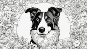 Collie Coloring Book