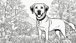 Labrador Retriever Coloring Book