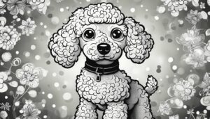 Poodle Coloring Book