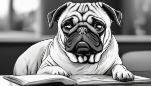 Cute and Cuddly Pug Coloring Pages