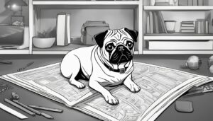 Free Printable Pug Coloring Pages