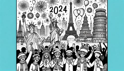 Coloring Pages New Year 2024