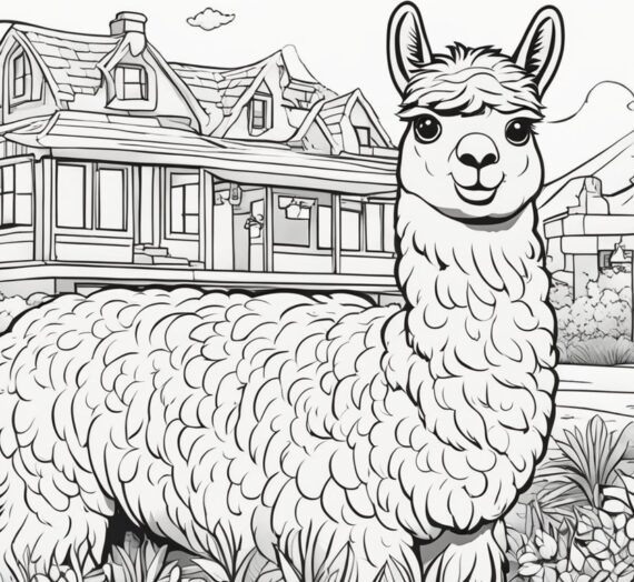 Alpaca Coloring Pages: 17 Colorings Book Free