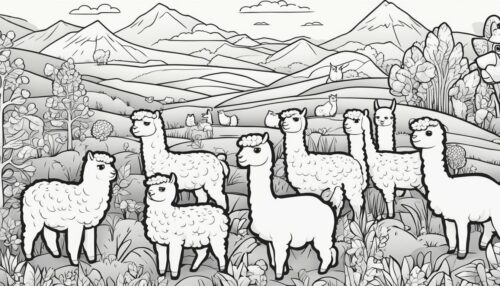Understanding Alpaca Coloring Pages