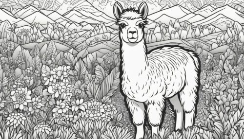 Benefits of Alpaca Coloring Pages
