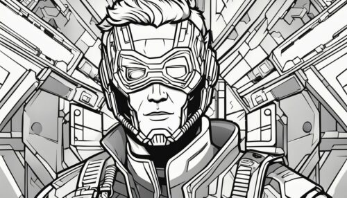 Avenger Star-Lord Coloring Pages