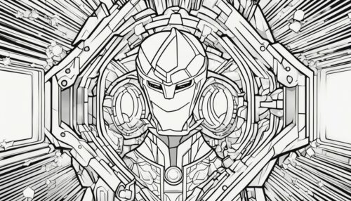 Avenger Vision Coloring Pages