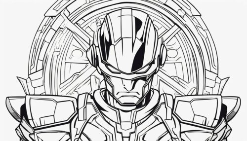 Avenger Vision Coloring Pages