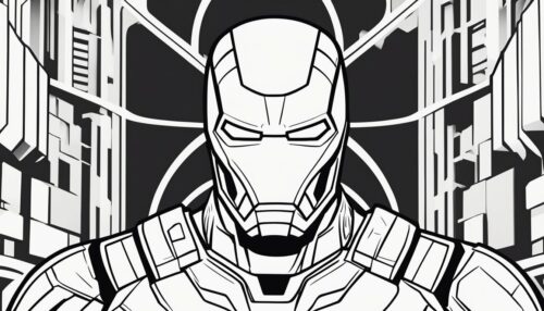 Avenger Vision Coloring Pages