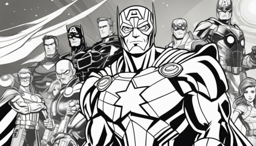 Avenger Vision Coloring Pages