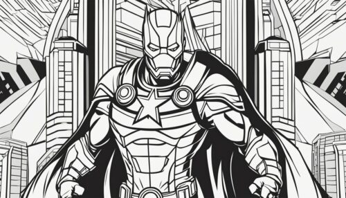 Avenger Vision Coloring Pages