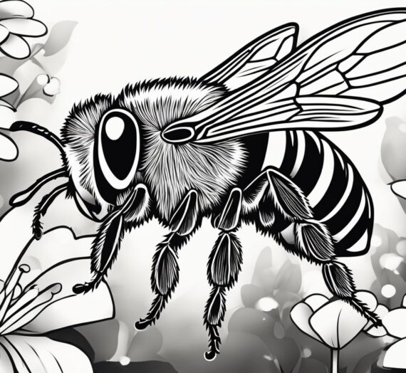 Bee Coloring Pages: 36 Colorings Book Free