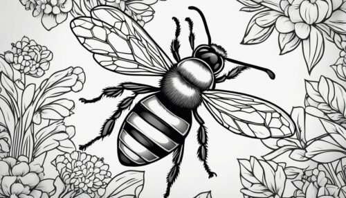 Types of Bee Coloring Pages