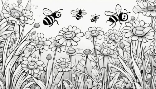 Bee Craft Coloring Pages