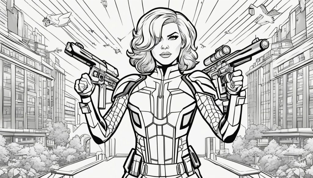 Black Widow Coloring Pages 15 Free Colorings Book