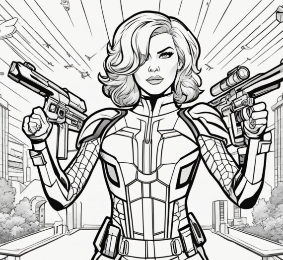 Black Widow Coloring Pages: 15 Free Colorings Book