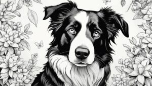 Color Specific Border Collie Coloring Pages