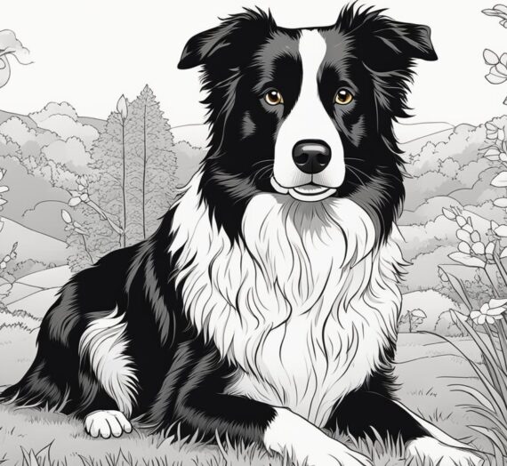 Border Collie Coloring Pages : 19 Colorings Book