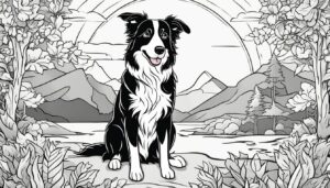 Types of Border Collie Coloring Pages