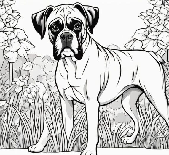 Boxer Coloring Pages: 22 Colorings book