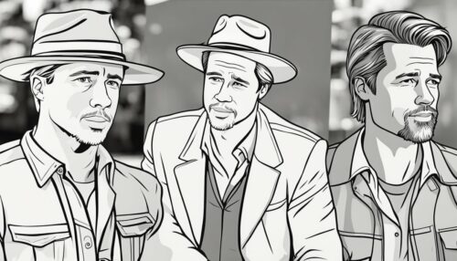 Brad Pitt Coloring Pages 