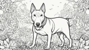 Bull Terrier Coloring Pages