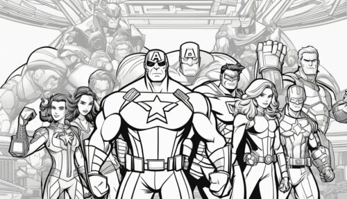 Marvel Avengers Coloring Pages