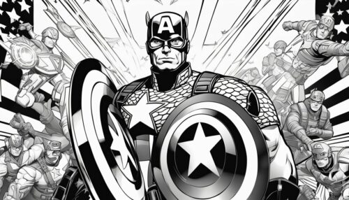 The Appeal of Captain America Coloring Pages