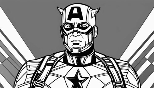 The Appeal of Captain America Coloring Pages