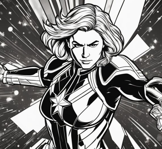 Captain Marvel Coloring Pages: 5 Free Colorings Book