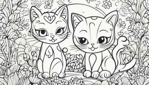 Fun Themes in Cat Coloring Pages