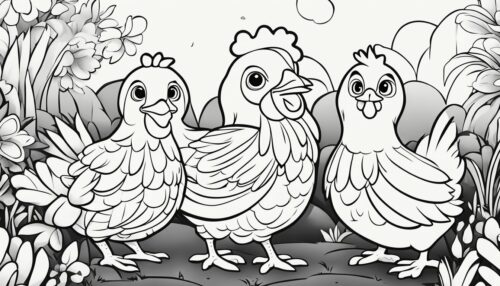 Chicken Coloring Pages