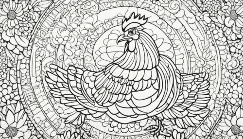 Basics of Chicken Coloring Pages
