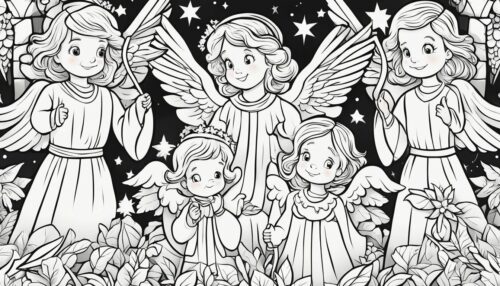 Creating and Using Christmas Angels Coloring Pages