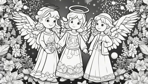 Creating and Using Christmas Angels Coloring Pages