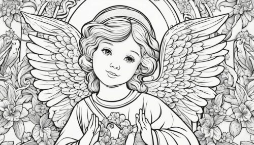 Christmas Angels Coloring Pages