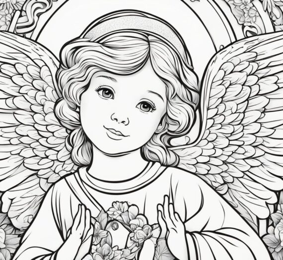 Christmas Angels Coloring Pages: 29 Free Colorings Book