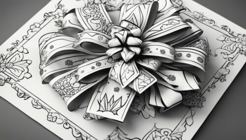 Christmas Bows Coloring Pages