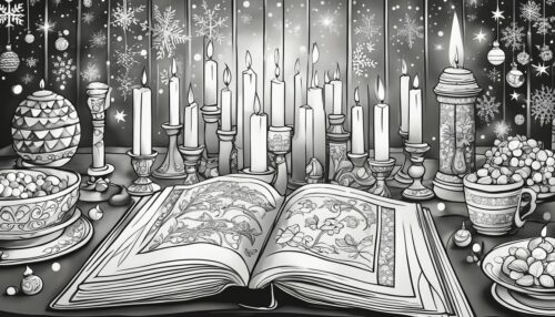 Free Printable Christmas Candles Coloring Pages