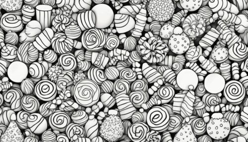 Christmas Candy Coloring Pages