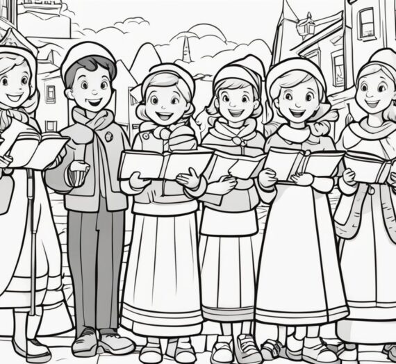 Christmas Carolers Coloring Pages: 29 Free Colorings Book