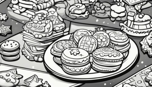 Printable Christmas Cookies Coloring Pages