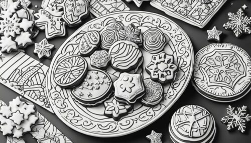 Christmas Cookies Coloring Pages