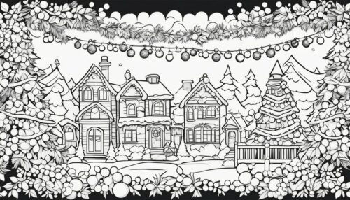 Christmas Garlands Coloring Pages
