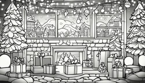 Benefits of Christmas Lights Coloring Pages