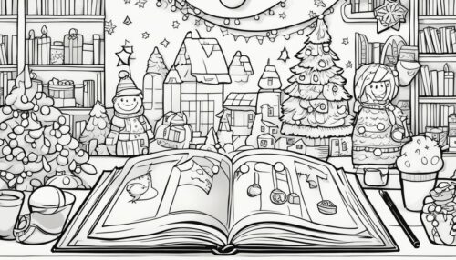 Variety of Christmas Lights Coloring Pages