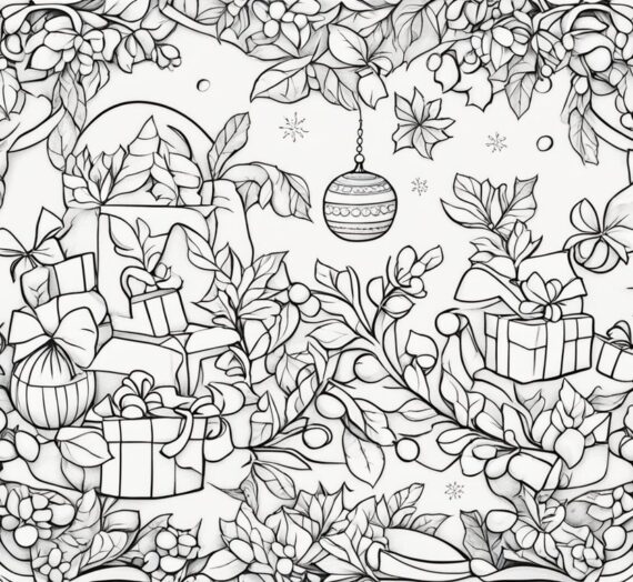 Christmas Mistletoe Coloring Pages: 16 Free