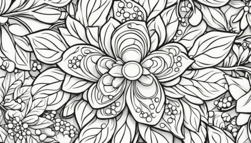 Mistletoe Coloring Pages for Tablets